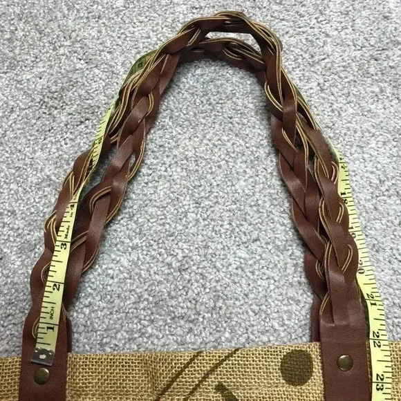 2018 Epcot Burlap Tote International Flowers & Garden Festival Hidden Mickey - Picture 6 of 12